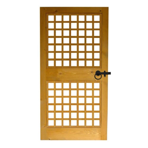 Trellis Gate Natural Finish